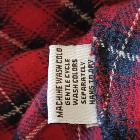 TULIP Plaid Flannel Button Down Shirt Or Shacket - Picture 11 of 11